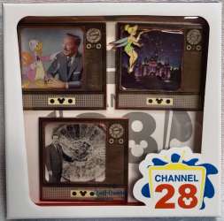 6157 - Channel 28 - Disneyland Channel 28 TV Jumbo Pin Set - Disneyland Resort alternate image