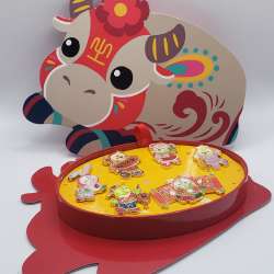 Duffy and Friends Chinese New Year 2021 - Year of the Ox Pin Set - SDR
