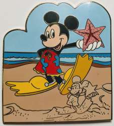 Mickey Mouse at the Beach
