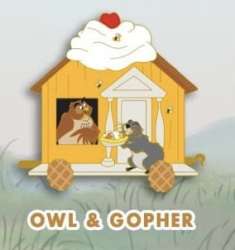 DSSH - Winnie the Pooh Ice Cream Train - Owl &amp; Gopher - DSSH