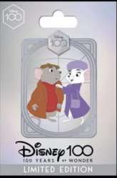 Disney100 Celebrating 100 Years with Character - The Rescuers - Bernard and Bianca - DEC