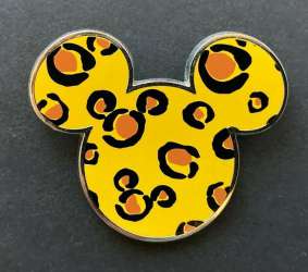 Animal Print Mickey Icons - WDW - Mickey Mouse Head Icon - Leopard Print #2 - WDW