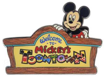 Mickey's Toontown - Toontown Welcome Sign