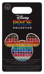 62204 - Disney Pride Collection 2023 - Mickey Mouse Icon Jeweled alternate image