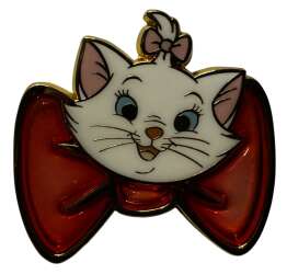 62262 - Pin Trading Carnival 2023 - Marie Stained Glass Bow - Red Bow Marie - Hong Kong Disneyland alternate image