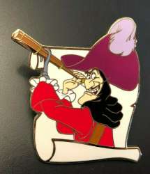 Villain Series - Captain Hook with a Telescope atop a Map - DLR