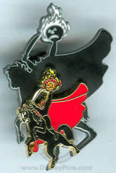 The Headless Horseman and His Shadow - Pin-on-Pin