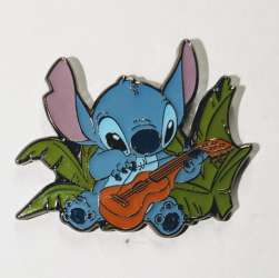 62337 - Hot Topic - Lilo & Stitch - Stitch Plucking Ukulele - Loungefly alternate image