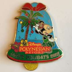 62361 - Resort Holiday Collection 2007: Bells - Polynesian Resort - Hula Minnie Mouse Bell - Walt Disney World alternate image