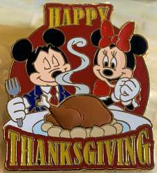 70058 - Thanksgiving - Happy Thanksgiving Mickey & Minnie Mouse - Walt Disney World alternate image