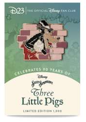 62370 - Silly Symphony - Three Little Pigs - 90th Anniversary - The Big Bad Wolf - Disney Fan Club alternate image