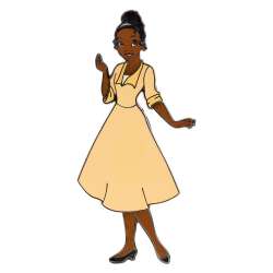 62399 - Loungefly - Magnetic Princess Paper Doll - Princess Tiana Set - Loungefly alternate image