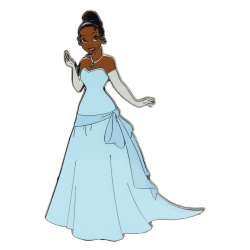 62399 - Loungefly - Magnetic Princess Paper Doll - Princess Tiana Set - Loungefly alternate image