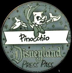 70897 - Dateline: Disneyland 1955 - Press Pass Mystery Set - Pinocchio CHASER - Disneyland Resort alternate image