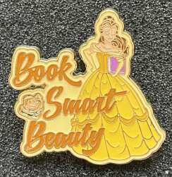 'Disney Princess Quotes Booster Pin Set - Belle — Book Smart Beauty ARTIST PROOF - MLT'