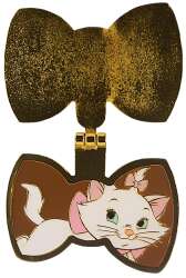'BoxLunch Exclusive - Disney Pets Hinged Name Tag Mystery Collection - Marie Bow Tag - LFLY'