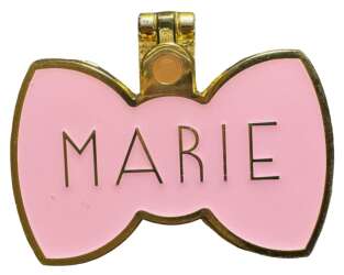 62484 - BoxLunch Exclusive - Disney Pets Hinged Name Tag Mystery Collection - Marie Bow Tag - Loungefly alternate image