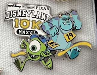 62497 - runDisney: Disneyland Half-Marathon Weekend - Pixar Half Marathon Weekend - Monsters Inc 10K Event Pin - Disneyland Resort alternate image