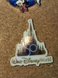 62626 - Walt Disney World 50th Anniversary Collector Box - Flair Set - Iridescent Castle Logo ONLY - Disney Store US alternate image