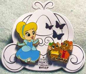 SDR - Fairy Princess Dream Collection - Princesses and Sidekicks - Cinderella, Jaq and Gus Set - SDR