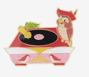 'BoxLunch - Princess Sidekick Record Players Mystery Collection - Owl with Hat - LFLY'