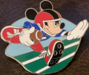 Mickey Running with Football