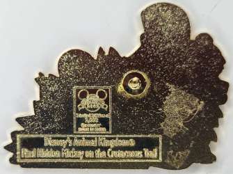 Animal Kingdom Pin Trading Porch - Hidden Mickey Series - Safari Mickey and Pluto on the Cretaceous Trail with Dinosaur - WDW