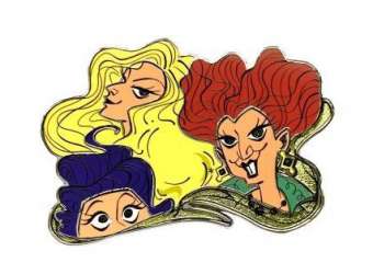 Hocus Pocus Villain Spelltacular Mystery Collection - Sanderson Sisters Headshot - MLT