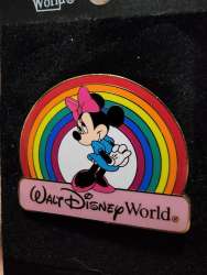 'Rainbow Circle Series - Minnie Mouse with Logo - WDW'