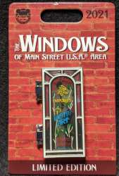 44017 - The Windows of Main Street U.S.A. Area - Far East Imports Exotic Art Marc Davis - Maleficent - Disneyland Resort alternate image