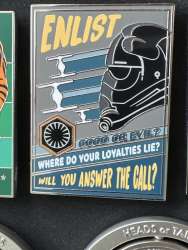 Heroes vs Villains Pin Event - Recruitment Poster Series - Star Wars First Order - WDW