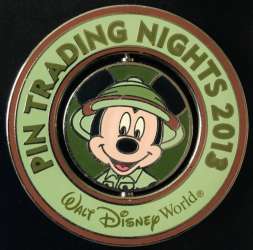 Pin Trading Night 2013 - Safari Mickey Mouse Spinner - WDW