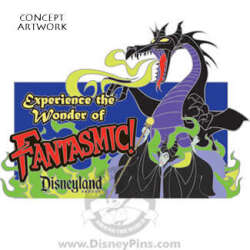 63023 - Mickey's Pin Odyssey - Pinbassador Inspirations - Fantasmic - Maleficent - Disneyland Resort alternate image