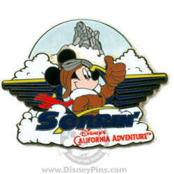 'Mickey's Pin Odyssey 2008 - Soarin' California Adventure Spinner - DLR'