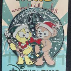 Duffy and Olu with Santa Hats