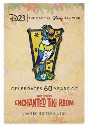 The Enchanted Tiki Room 60th Anniversary - Juan the Barker Bird - D23