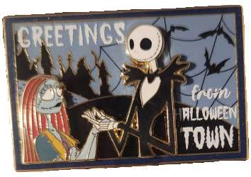 55286 - D23 Expo 2022 - Postcard - Nightmare Before Christmas - Disney Studio Store Hollywood / Soda Fountain alternate image