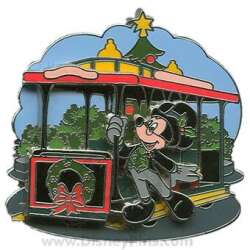 Mickey as Scoop on Christmas Trolley