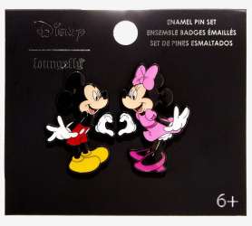 63302 - Hot Topic - Disney - Mickey and Minnie Heart Hands Set - Full Set - Loungefly alternate image