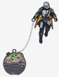 Star Wars: The Mandalorian - Mando &amp; Grogu Chain Pin Set - DLIC