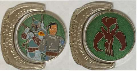70826 - Star Wars Weekends 2009 - Symbol - Mandalorian Boba Fett and Jango Fett - Walt Disney World alternate image