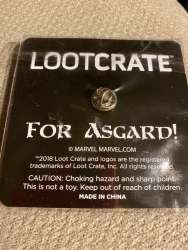 63356 - Loot Crate: Marvel Gear & Goods - Thor God of Thunder #1 - Disney Licensed alternate image