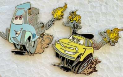 Click to view the Cars - Luigi and Guido Burning Rubber - MLT details