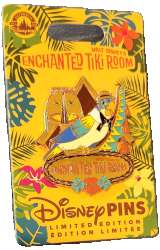 The Enchanted Tiki Room 60th Anniversary - Juan the Barker Bird with Marquee - DLR