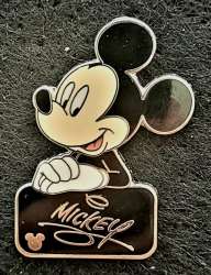 Mickey Mouse Autograph - Black