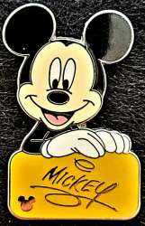 Mickey Mouse Autograph - Yellow