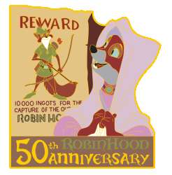 63503 - SDCC 2023 Exclusives - Robin Hood 50th Anniversary - Maid Marian and Poster - Disney Licensed alternate image