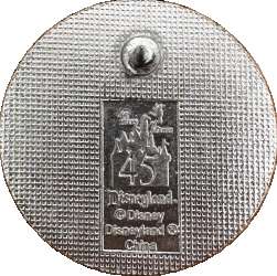 'Silver Mickey Mouse Club Coin Pin - DLR'