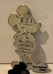 63569 - Disney100 The Exhibition - Silver Silhouettes 6 Pin Set - Full Set - Disney Licensed alternate image