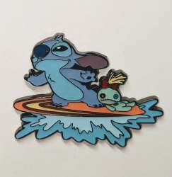 63583 - Hot Topic - Summer Stitch Blind Box - Stitch and Scrump Surfing - Loungefly alternate image